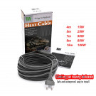 Cable calefactor anticongelante autorregulable 7m 50W tubo manguera de agua reptil perro gato anticongelante eléctrico