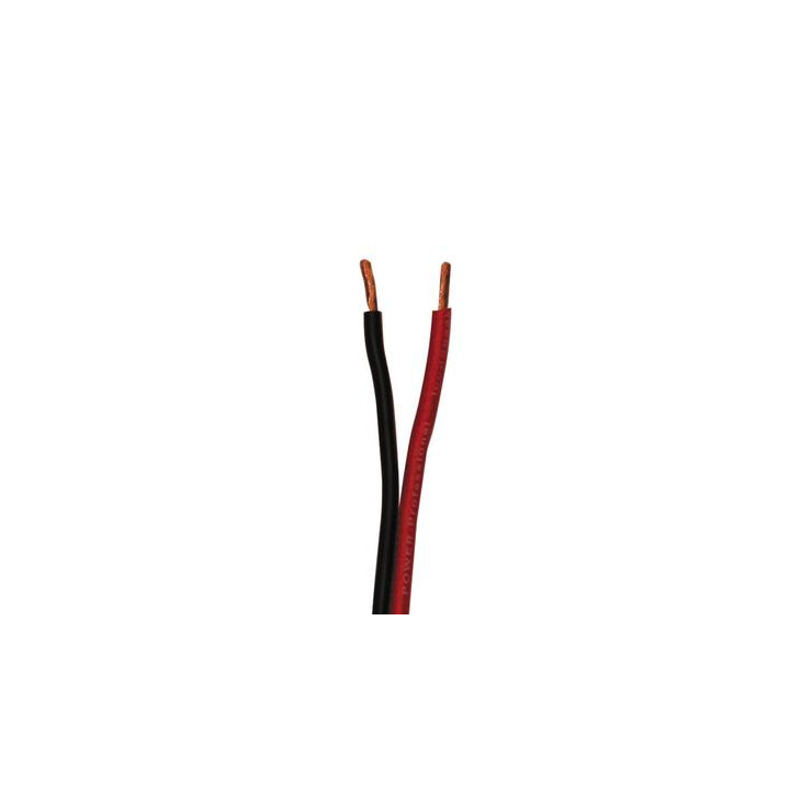 Loudspeaker wire red black 2 x 0.50mm² 1m