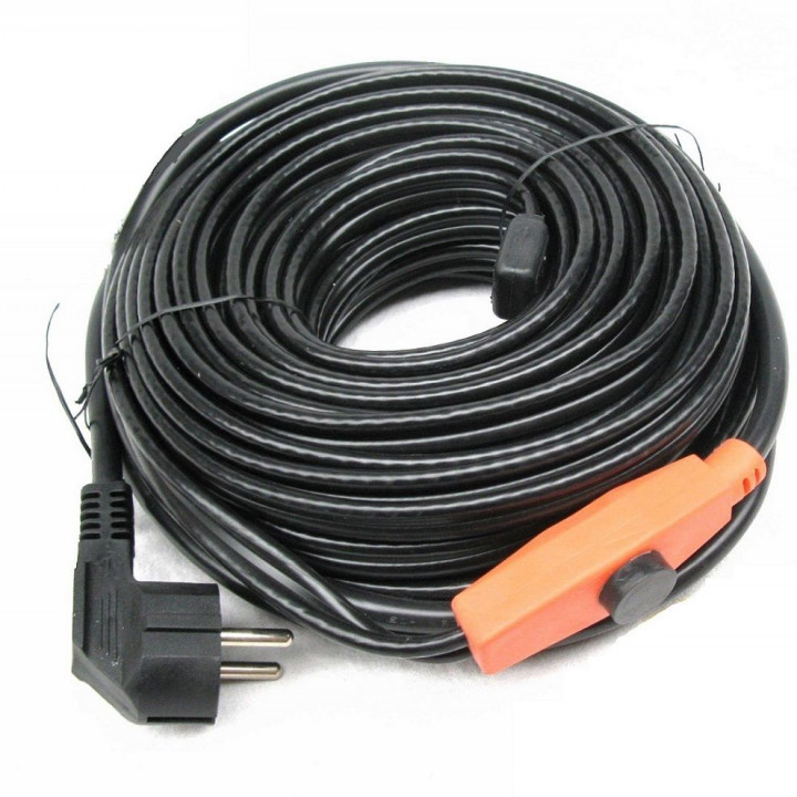 Cable antigel 24m anti gel thermostat cordon electrique chauffant anti gel canalisation