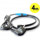 Antifreeze electric heating cable cord 4m shpt-4m pipe frost protection with water hose thermostat