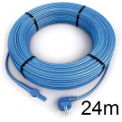 24m antifreeze electric heating cable cord aquacable-24 pipe frost protection with water hose thermostat