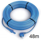 48m antifreeze electric heating cable cord aquacable-48 pipe frost protection with water hose thermostat