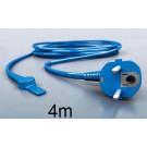 4m antifreeze electric heating cable cord aquacable-4 pipe frost protection with water hose thermostat