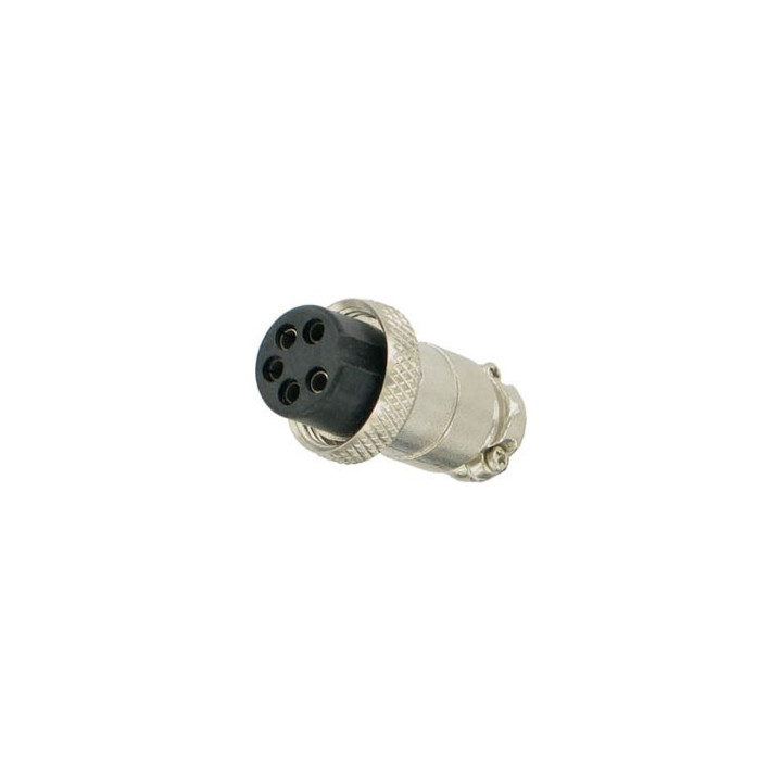 Jack 3,5 mm estéreo macho cable de plástico negro ca111: ø 4 mm