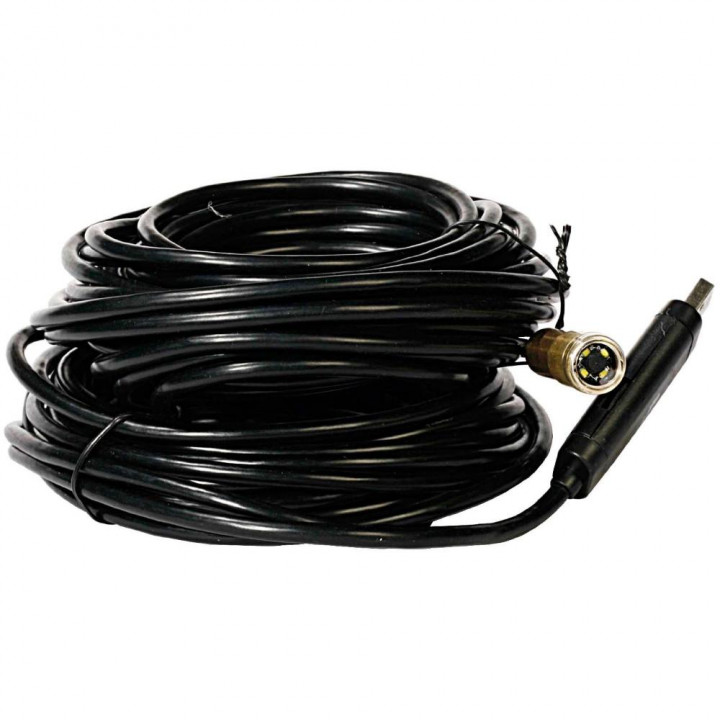 15m usb camera video inspection endoscope tube pipe unblocking color led waterproof ip66