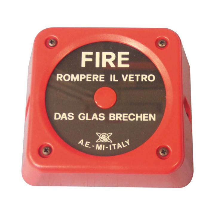 Scatola da infrangere (gdbg in opzione) allarme incendio detezione incendio ae bg20