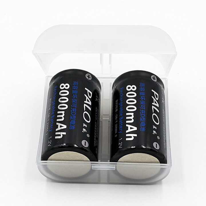 Bateria recargable 1.2vcc 2500ma r20d (las 2 baterias ) pila seca pilas accu