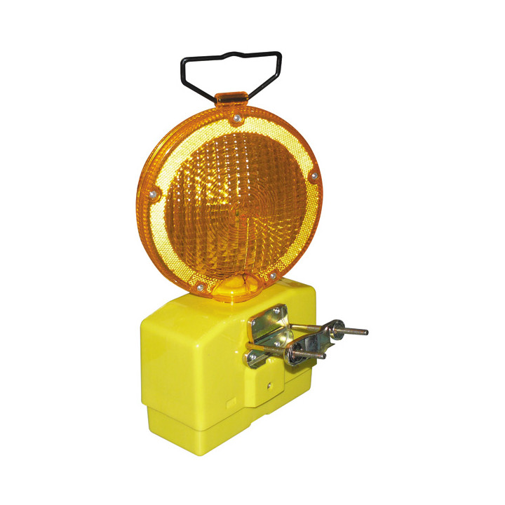 6v lantern lamp amber site 2 leds light lighting secour road safety as-9801