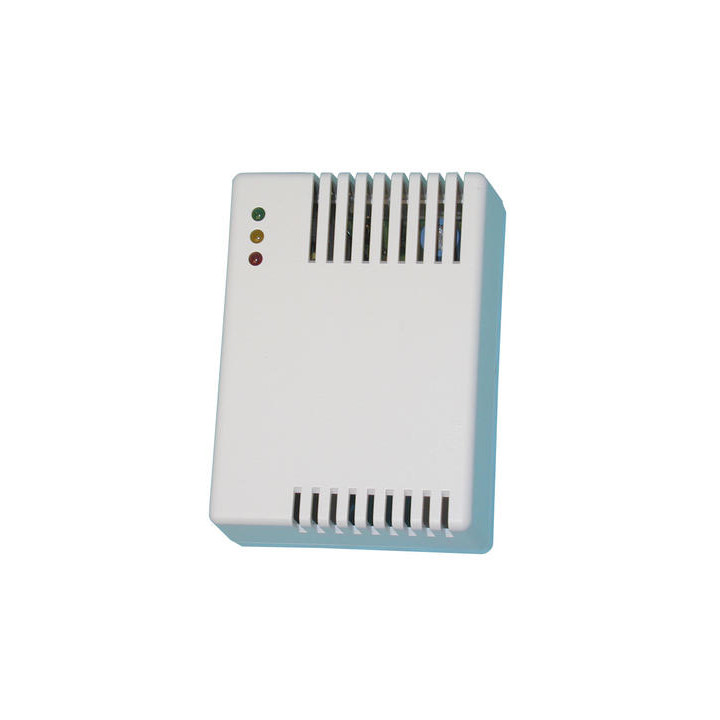 Detector gas detector + buzzer + no nc relay, 220vac fire alarm detection gas leak detector detects mixtures air combustible gas