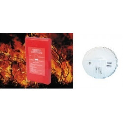 Kit fire safety fire cover + en14604 smoke detector