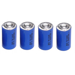 4 x 3.6v 1200mah lithium battery 1/2 aa tl5902 tl5151 tl5101 tl4902 ls14250 14250 ls tl sl750 sl350 lct1200