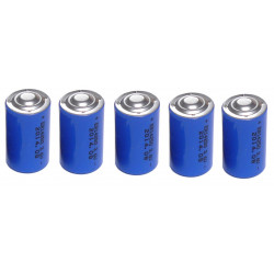 5 x 3.6v 1200mah lithium battery 1/2 aa tl5902 tl5151 tl5101 tl4902 ls14250 14250 ls tl sl750 sl350 lct1200
