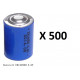 500 x 3.6v 1200mah lithium battery 1/2 aa tl5902 tl5151 tl5101 tl4902 ls14250 14250 ls tl sl750 sl350 lct1200
