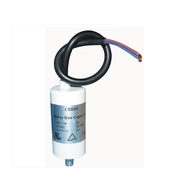 Condensateur de D/émarrage Condensateur de D/émarrage du Moteur /à fil de fil 100uF 250V AC CBB60