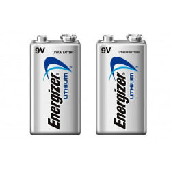 2 Battery 9v lithium battery energizer l522 750mah em9v very high capacity batteries