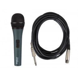 4.5m cable de micrófono dinámico profesional con maletín negro micpro9