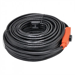 Cable chauffant antigel 18m canalisation tuyau eau anti gel cordon electrique thermostat en option