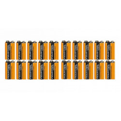 20 X 9vdc alkaline battery duracell 1604 ultra