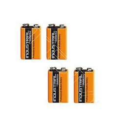 4 X 9vdc alkaline battery duracell 1604 ultra