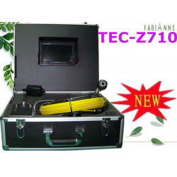 Telecamera a colori video di ispezione tubo 40m usb led sblocco endoscopio tubo tec-z710