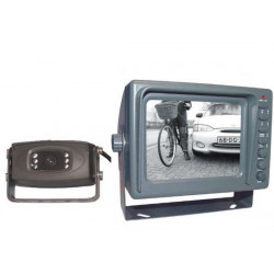 Pack systeme surveillance video 12v recul automobile camion autobus car 1 moniteur 1 camera etanche