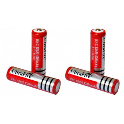 4 batterie ultrafire 3.7v 4200mah 18650 wiederaufladbare li-ionen-3a-taschenlampe tled3wz