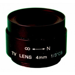 Obiettivo telecamera senza diaframma 4mm per ckvso, cck ecc… obiettivi telecamere obiettivi telecamere