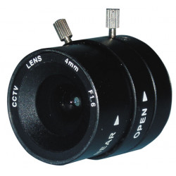 Obiettivo della fotocamera con video iris 4 millimetri f1.6 manuale di monitoraggio regolazione del diaframma
