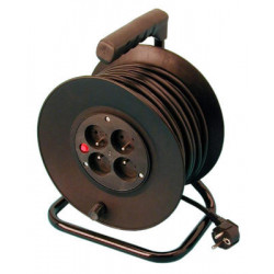 Elektrisches verlangerungskabel kabeltrommel 3x1.5mm² 10 16a 25m elektrisches zubehor netzkabel verlangerungskabel