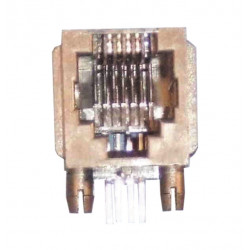 Base plate female rj11 for ci 6 stud 4 contact