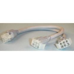Extension cord for tube light flexible double