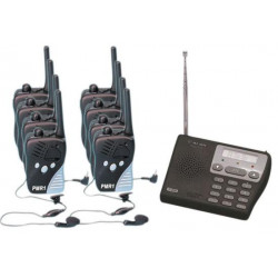 Pack paging system 8 transmitters receivers 446mhz talkie walkie transmitters receivers