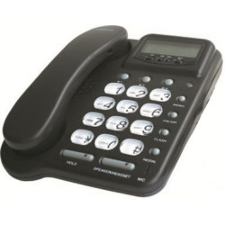 Telefono con hilo escucha amplifcadae mano libre 20 no casco amplificador memoria pabx pabx pabx pabx