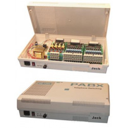 Pabx central autocom estandar del telefono del autoccomutator analogica telefonico 12 lineas 48 extentiones
