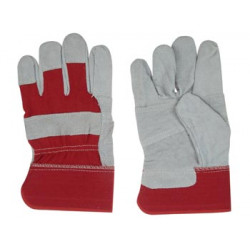 Leather work gloves xl red outdoor work hand protection