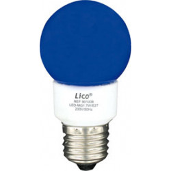 E27 1.3w lampada a led ha 220v 230v 240v globo blu 1w 1.2w 1.1w lampl60b illuminazione energia luminosa