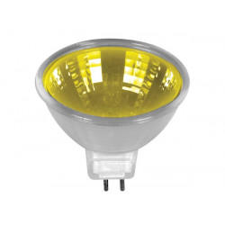 Halogen lamp 20w 12v, yellow, mr16