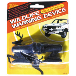 Whistle wind activated wildlife warning device for deer (pair of 2) nap zapper anti sleep alarm