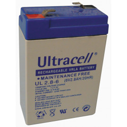 Bateria recargable estanco impermeable 6v 2.8ah acumulador plomo gel electricidad alarma 6vcc 2.8a