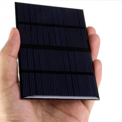 Pannello solare 1.5W caricatore 12v 120mA è batteria del sistema di approvvigionamento energetico