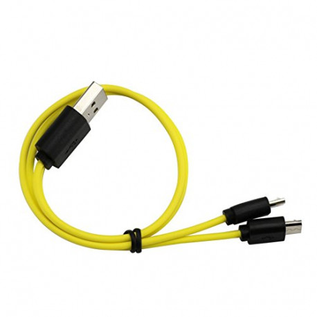 Cable de carga de Znter Micro USB para 2 baterías recargables r6usb r14usb r20usb 6f22usb