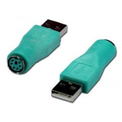 Adaptateur convertisseur interface USB Mâle vers PS2 PS/2 Femelle clavier Souris