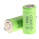 1 batería recargable 2 / 3AA Ni-Cd 600mAh 1.2v Clase energética A ++