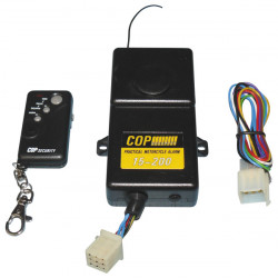 Motorbike alarm + shock detector + 1 remote control