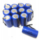 12 Batteria ricaricabile 2 / 3AA Ni-Cd 600mAh 1.2v Classe energetica A ++ nichel-cadmio