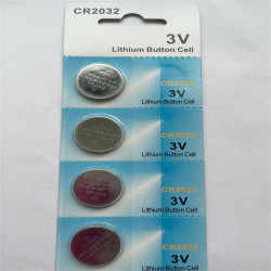 Blister 5 piles bouton lithium kinetic cr2032 3v capacite 230ma alimentation tension