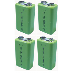 4 Bateria recargable 8.4vcc 200ma (nickel metal hibrido) pilas secas pila seca baterias recargables acumuladores
