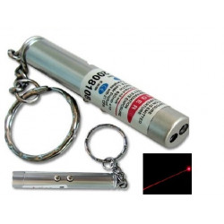 Pack of 200 2in1 red laser pointer w led keychain torch flashlight
