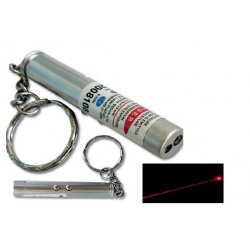 Pack of 100 2in1 red laser pointer w led keychain torch flashlight