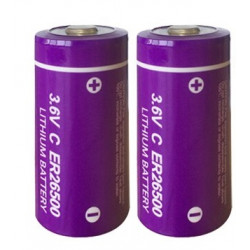 2 x ER26500 Lithium-Batterie 3,6 V 9000mAh c lisoci2 9000mAh 9ah 26500 ls26500 r14 lsa8500 sl770 lsh14 ls 26500